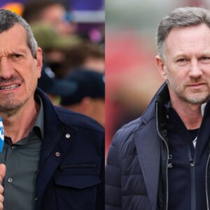 Guenther Steiner (L) and Christian Horner (R)