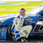 NASCAR Cup Series driver Brad Keselowski (6) during qualifying for the Daytona 500 at Daytona International Speedway.