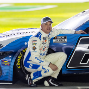 NASCAR Cup Series driver Brad Keselowski (6) during qualifying for the Daytona 500 at Daytona International Speedway.