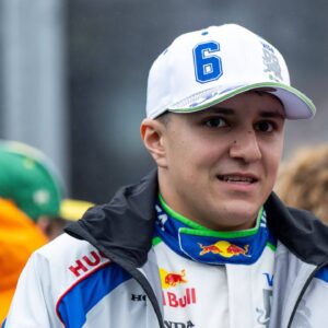 Isack Hadjar Visa Cash App Racing Bulls F1 Team, 06 at the drivers parade, AUS, Formula 1 World Championship, Luis Vuitton Australian Grand Prix, Albert Park Circuit Melbourne, Race, 2025 season, 16 03 2025