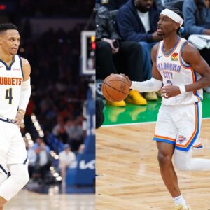 Russell Westbrook (L), Shai Gilgeous-Alexander (R)