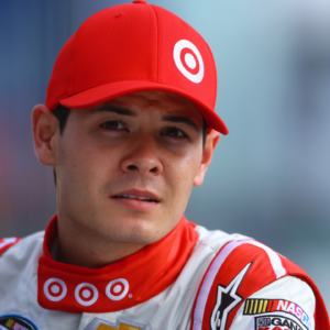 Nov 16, 2013; Homestead, FL, USA; NASCAR Nationwide Series driver Kyle Larson during the Ford EcoBoost 300 at Homestead-Miami Speedway. Mandatory Credit: Mark J. Rebilas-Imagn Images
