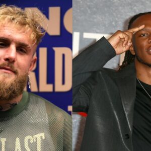 Jake Paul (L), KSI (R)