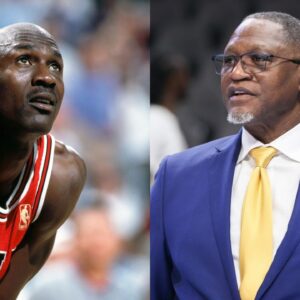 Michael Jordan(L) and Dominique Wilkins(R)