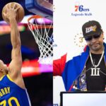 Stephen Curry (L), Allen Iverson (R)