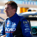 Nov 8, 2024; Avondale, Arizona, USA; NASCAR Truck Series driver Frankie Muniz (27) during the NASCAR Truck Series championship race at Phoenix Raceway. Mandatory Credit: Mark J. Rebilas-Imagn Images