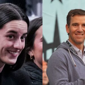 Caitlin Clark and Eli Manning