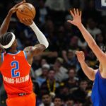 Shai Gilgeous-Alexander (L) and Nikola Jokic (R)