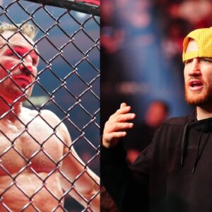 Michael Chandler (L), Justin Gaethje (R)