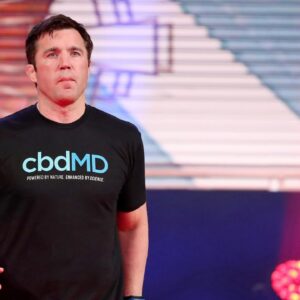 Chael Sonnen is introduced before his fight against Lyoto Machida (not pictured) during Bellator 222 at Madison Square Garden. Machida won the fight.