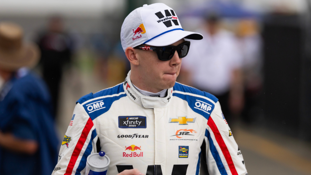 NASCAR Xfinity Series driver Connor Zilisch (88) during qualifying for the United Rentals 300 at Daytona International Speedway.