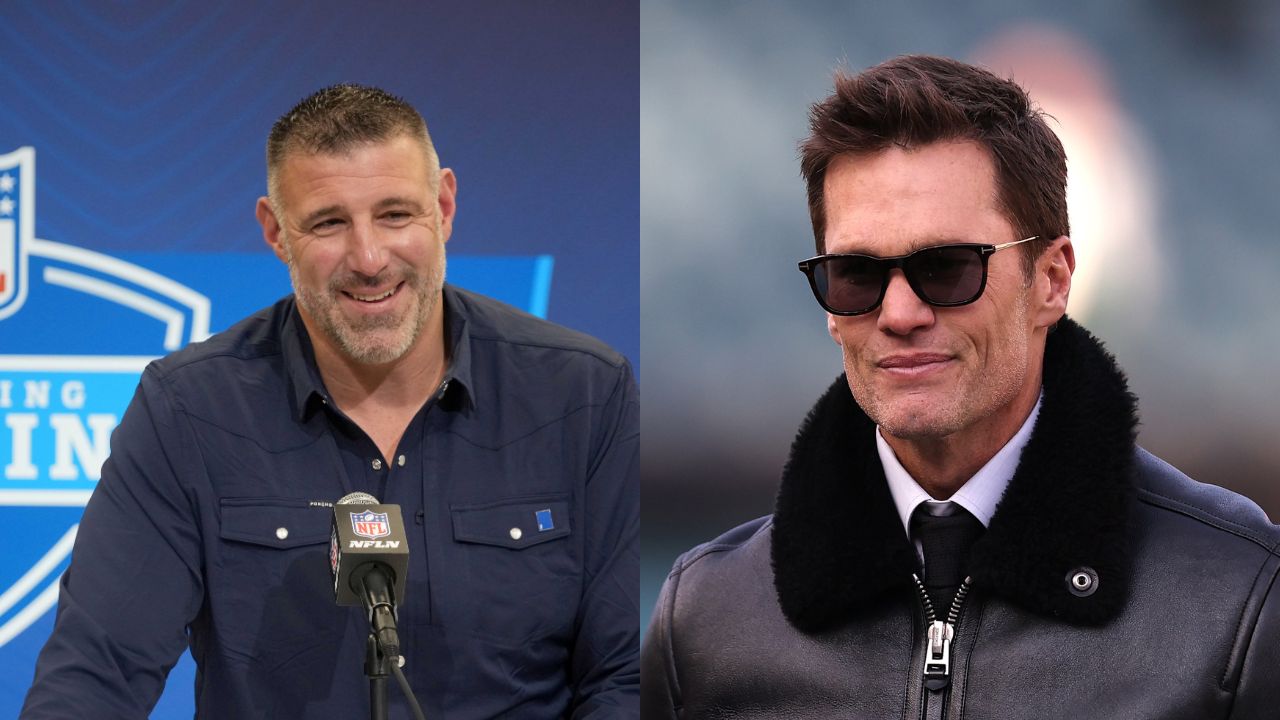 Mike Vrabel and Tom Brady