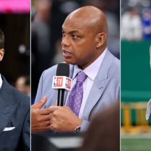Tom Brady, Charles Barkley and Troy Aikman