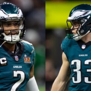 Eagles Darius Slay, Cooper DeJean