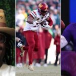 Cam Newton, Terry McLaurin and Justin Jefferson