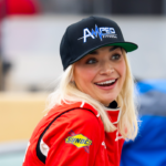 NASCAR Xfinity Series driver Natalie Decker (36) during qualifying for the United Rentals 300 at Daytona International Speedway.