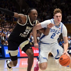 Cooper Flagg NCAA Basketball: Wake Forest at Duke