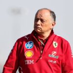 F1 Grand Prix Of China Frederic Vasseur of France and Scuderia Ferrari arrives at the track during the F1 Grand Prix of China at Shanghai International Circuit in Shanghai, China, on March 23, 2025