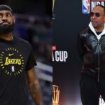 LeBron James (L) and Stephen A. Smith (R)