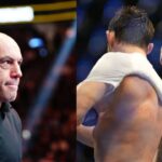 Joe Rogan (L), Khabib Nurmagomedov (R)