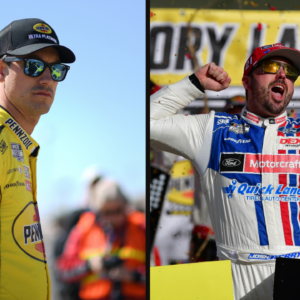 Joey Logano (L) and Josh Berry (R)