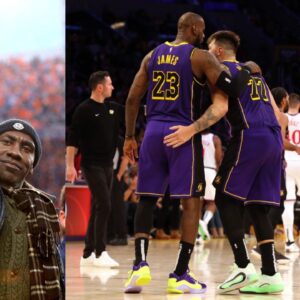 Shannon Sharpe (Left), LeBron James and Luka Dončić (Right)