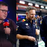 L-R: David Croft, Christian Horner, and Helmut Marko