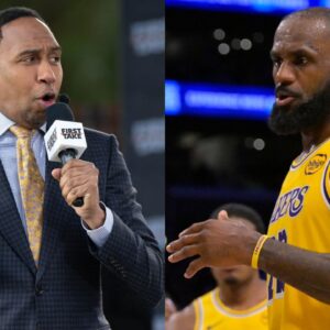 Stephen A. Smith (L) LeBron James (R)
