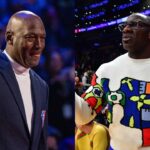 Michael Jordan (L), Shannon Sharpe (R)