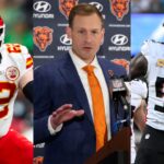 Joe Thuney, Bears HC Ben Johnson, Grady Jarrett