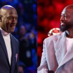 Michael Jordan (L), Dwyane Wade (R)