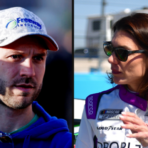 Daniel Suarez (L) and Katherine Legge (R)
