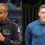 Daniel Cormier (L), Conor McGregor (R)