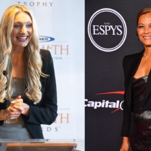 Cameron Brink (L), Sonya Curry (R)