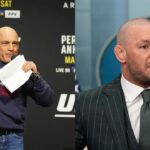 Joe Rogan (L), Conor McGregor (R)