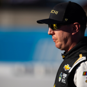 Nov 9, 2024; Avondale, Arizona, USA; NASCAR Cup Series driver Kyle Busch (8) during qualifying for the Championship race at Phoenix Raceway. Mandatory Credit: Mark J. Rebilas-Imagn Images
