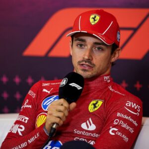 LECLERC Charles (mco), Scuderia Ferrari SF-24, portrait, press conference, during the Formula 1 Pirelli United States Grand Prix 2024, 19th round of the 2024 Formula One World Championship