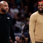 Darvin Ham(L) and LeBron James(R)