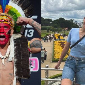 Alex Pereira (L), Christine Merle (R)