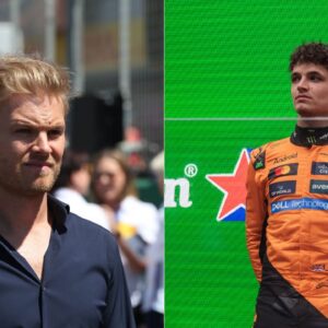 Nico Rosberg(L), Lando Norris(R)