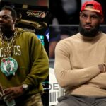 Paul Pierce (L), LeBron James (R)