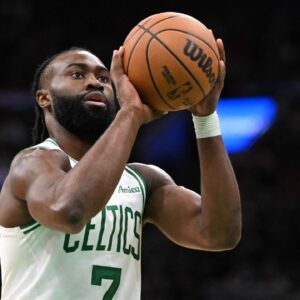 Jaylen Brown NBA: Los Angeles Lakers at Boston Celtics