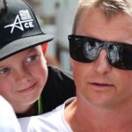 F1 Italian Grand Prix 2024 Practice 3 And Qualifying Robin Raikkonen and Kimi Raikkonen during third practice ahead of the Formula 1 Italian Grand Prix at Autodromo Nazionale di Monza in Monza, Italy on August 31, 2024.