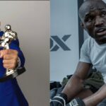 Alex Pereira (L), Kamaru Usman (R)