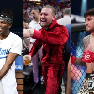 KSI (L), Conor McGrgeor (C), Dillon Danis (R)