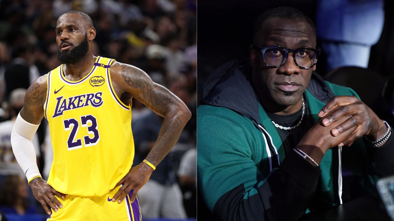 LeBron James (Left) and Shannon Sharpe (Right)
