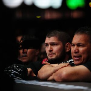 LA Khabib Nurmagomedov at Intuit Dome for UFC311 Makhachev vs Moicano on January 18, 2025 in Los Angeles, CA, United States.