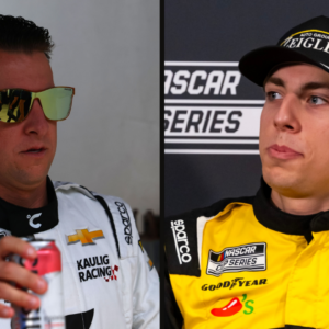 AJ Allmendinger (L) and Carson Hocevar (R)