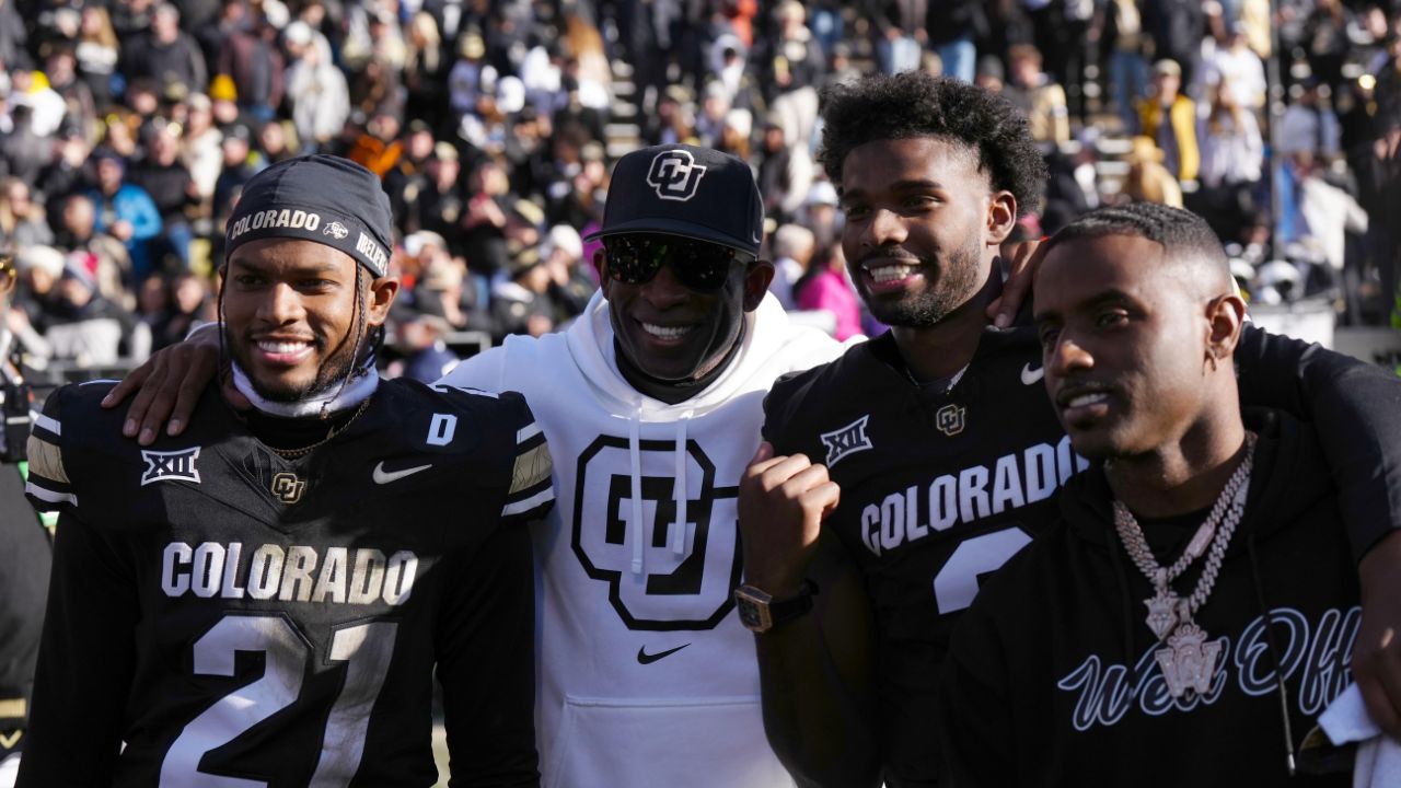 Shilo Sanders, Deion Sanders and Shedeur Sanders