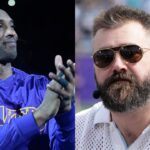 Kobe Bryant (L) and Jason Kelce (R)